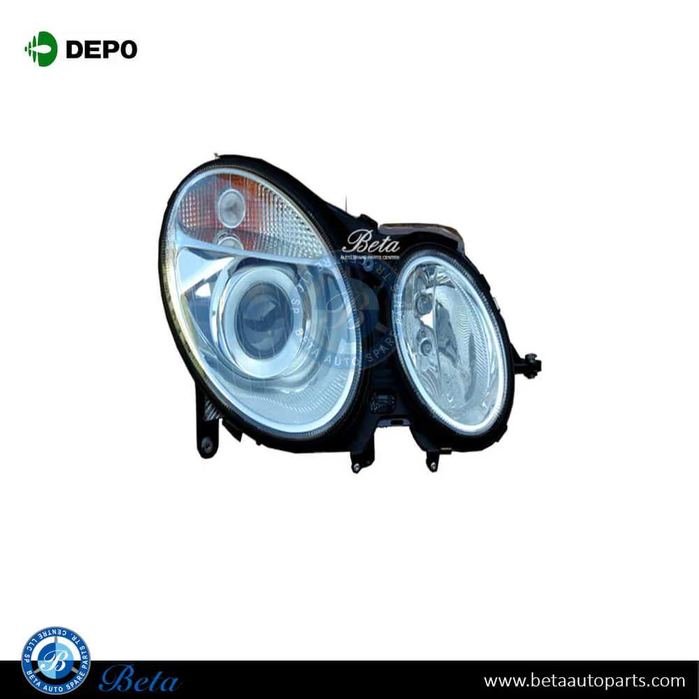 Mercedes E-Class W211 (2003-2005), Headlamp (Right), Depo, 2118200261