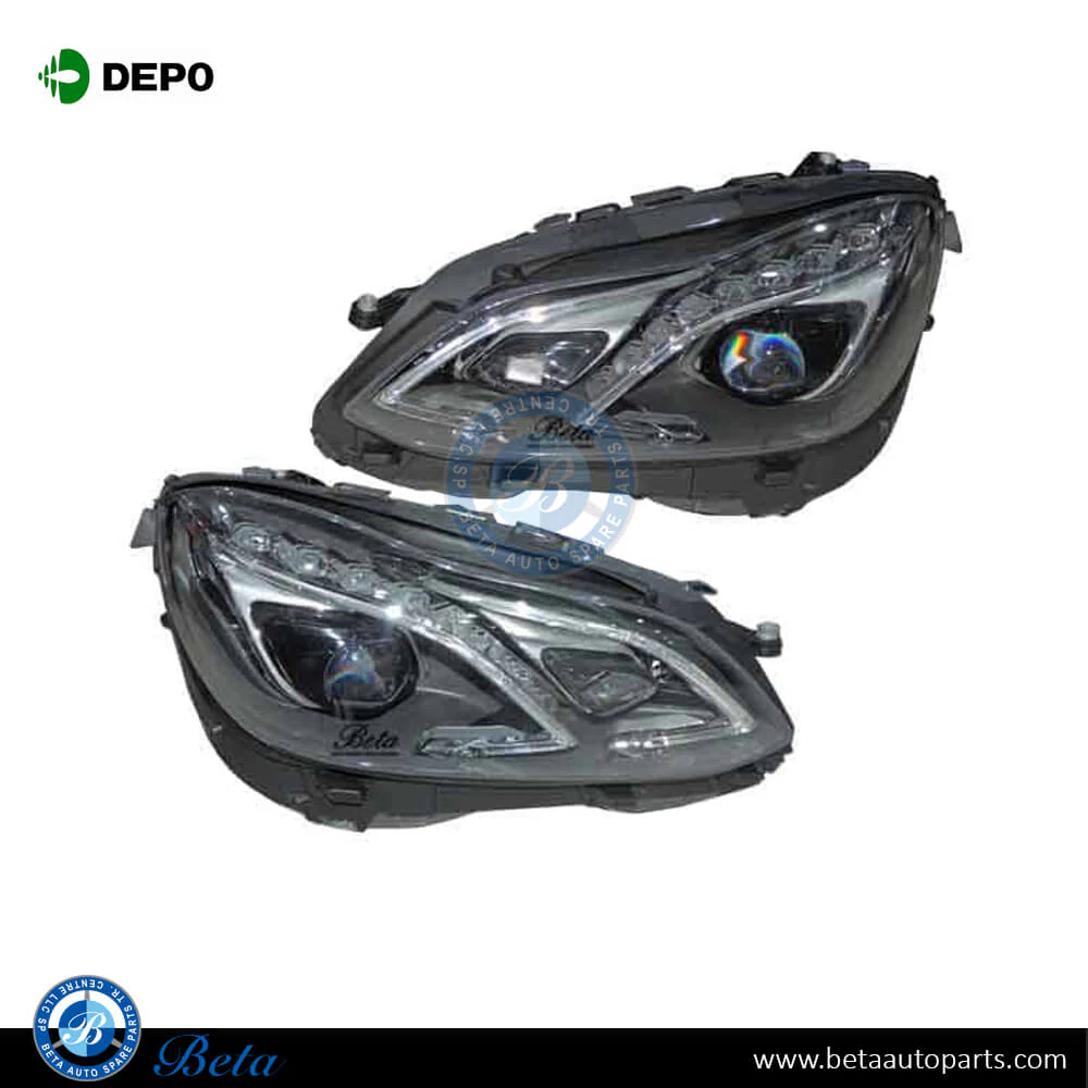Mercedes E-Class W212 (2010-2013), Headlamp Upgrade To 2014 LED Look, Depo