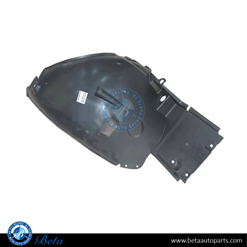 Mercedes S-Class W221 (2006-2013), Front Wheel Fender Liner - Rear Half (Left), China, 2216900530
