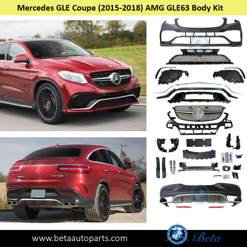 Mercedes GLE-Class Coupe C292 (2015-2018), Body Kit AMG GLE63, China - Image 2