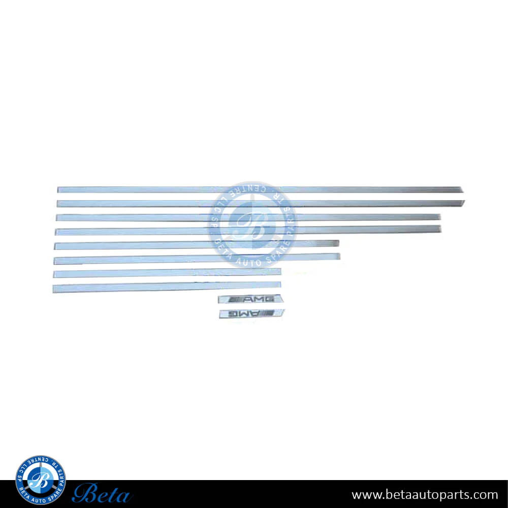 Mercedes G-Class W463 (1992-2017), Door and Fender Mouldings AMG G55/G63 OE Type (Chrome), China
