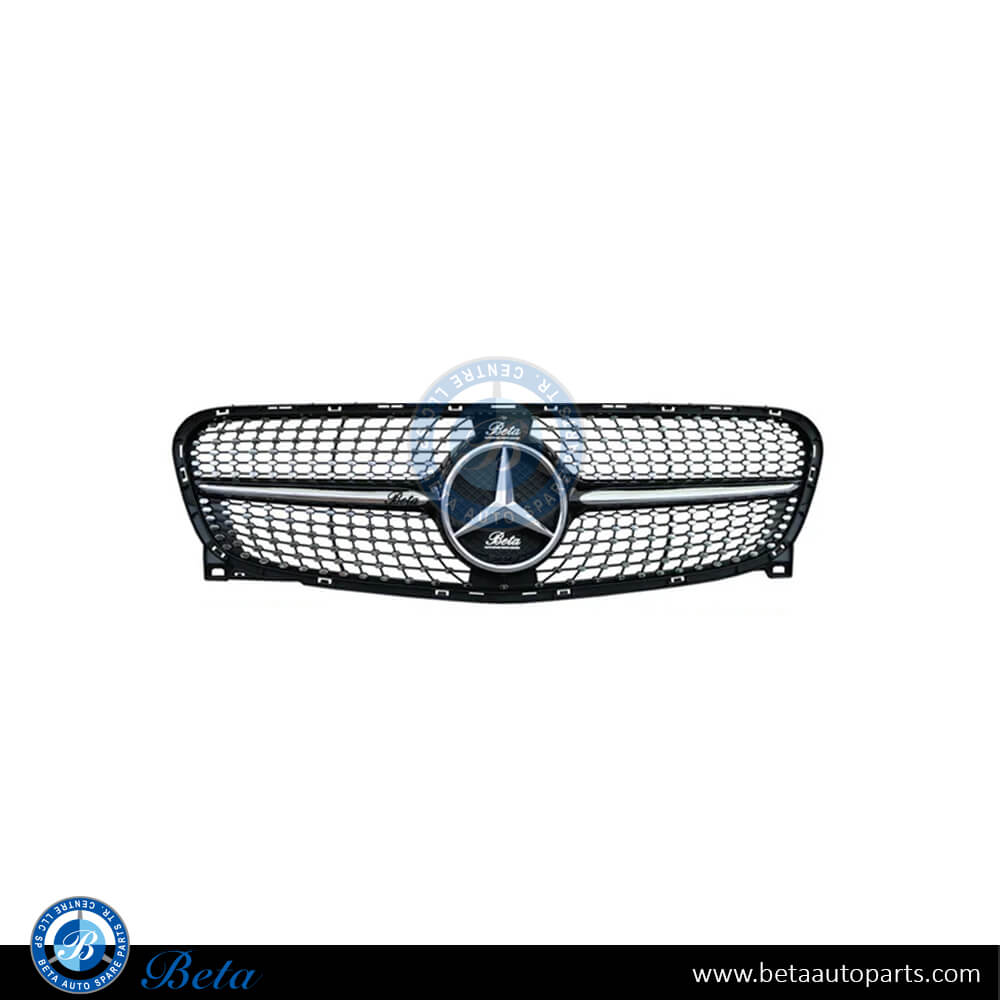 Mercedes GLA-Class X156 (2014-2016), Radiator Grille Diamond Look (Black), China